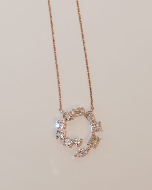 Diamonds in Motion Pendant Necklace - Image 3
