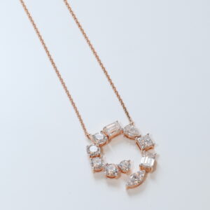 Diamonds in Motion Pendant Necklace