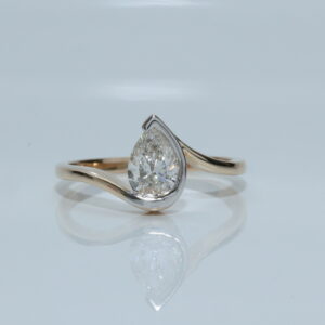 Pear Cut Diamond Ring