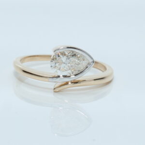Pear Cut Diamond Ring